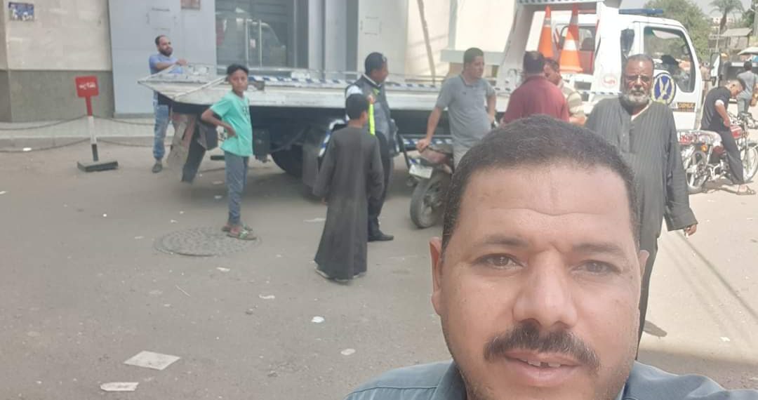 حمله مكبر على مداخل ومخارج ووسط البلد من محلس مدينه جرجا