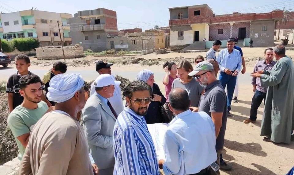 مرور قيادات الري والصرف بالمحافظات مع بعثة بنك التعمير الألماني