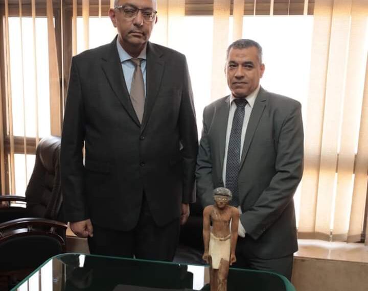 مصر تسترد تمثالين أثريين من بلجيكا