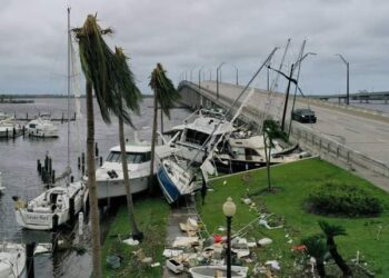 الإعصار إيان وصل اليابسة ويقطع الكهرباء عن مليون مسكن في فلوريدا فور وصوله إلى اليابسة