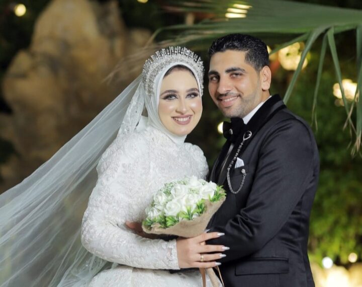 ميتا الصحفية تهنئ الزميل محمد البراوي بحفل زفافه