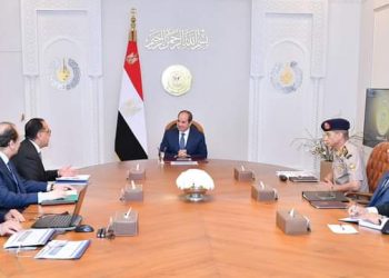 عقد الرئيس السيسي اجتماعاً مع الدكتور مصطفى مدبولي رئيس مجلس الوزراء