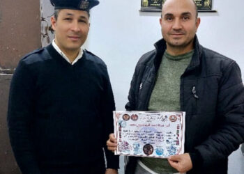 المحكمين الدوليين  تكريم ضباط الشرطة