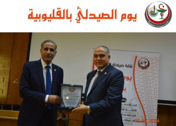 نقابة صيادلة القليوبية تكرم رئيس جامعة هليوبوليس للتنمية المستدامة