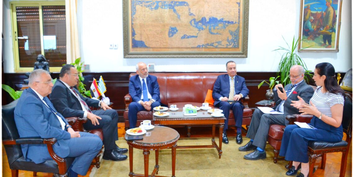 رئيس جامعة الإسكندرية يستقبل سفير اليونان بالقاهرة