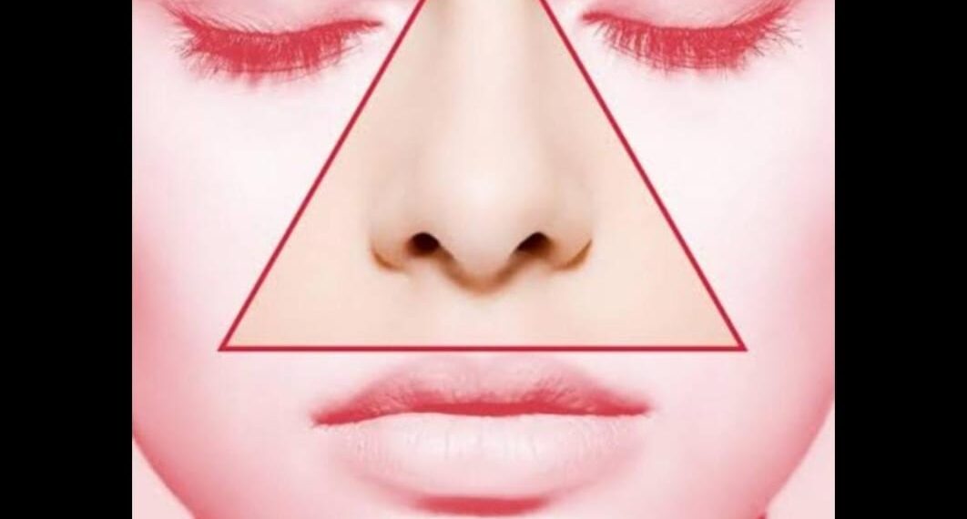 مثلث الموت في الوجه وتأثيره المباشر علي حياتنا