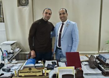 المستشار محمد جمعة يهنئ المقدم ” محمود الشاهد” بعيد ميلاد سيادته